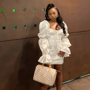 Elsie House of CB White Corset Dress